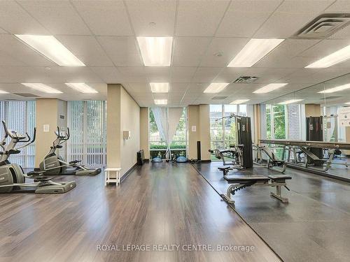 506-1 Michael Power Pl, Toronto, ON - Indoor Photo Showing Gym Room