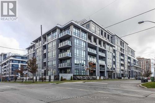 222 - 21 Clairtrell Road, Toronto, ON - Outdoor With Balcony With Facade