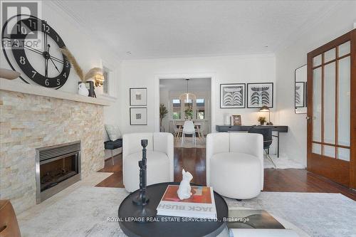 69 Duplex Avenue, Toronto, ON - Indoor Photo Showing Living Room With Fireplace