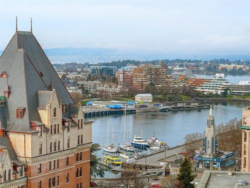 1606-707 Courtney St, Victoria, BC - Outdoor With Body Of Water With View