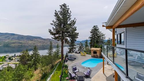 4181 6 Avenue, Peachland, BC - Outdoor With Body Of Water With In Ground Pool With View