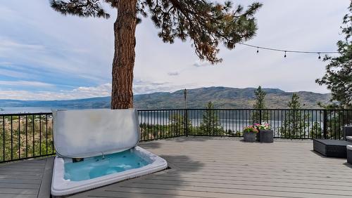 4181 6 Avenue, Peachland, BC - Outdoor With Deck Patio Veranda With View