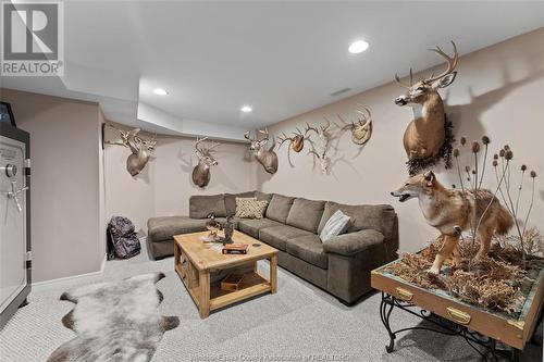 1126 Florence Avenue, Windsor, ON - Indoor Photo Showing Living Room