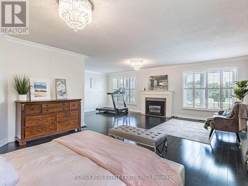 1499 Stoneybrook Trail, Oakville (Glen Abbey), ON - Indoor Photo Showing Bedroom With Fireplace