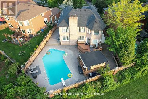 1499 Stoneybrook Trail, Oakville, ON - Outdoor With In Ground Pool With Deck Patio Veranda