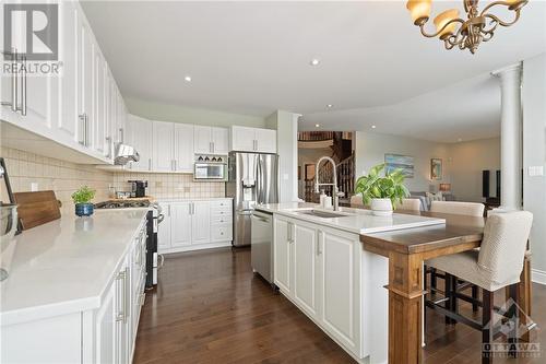 1009 Winterspring Ridge, Ottawa, ON - Indoor Photo Showing Kitchen With Stainless Steel Kitchen With Upgraded Kitchen