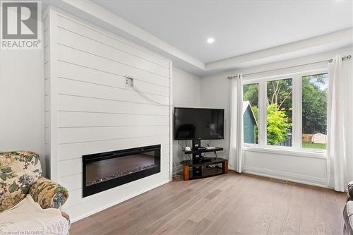 247 Fergus Street N, Mount Forest, ON - Indoor Photo Showing Living Room With Fireplace