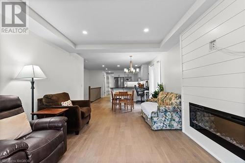 247 Fergus Street N, Mount Forest, ON - Indoor Photo Showing Living Room With Fireplace