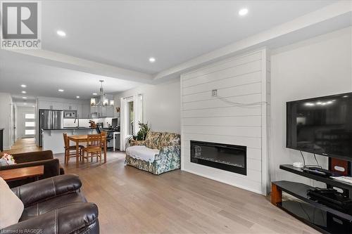 247 Fergus Street N, Mount Forest, ON - Indoor Photo Showing Living Room With Fireplace