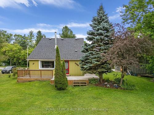 22021 E Gara-Erin Tline, East Garafraxa, ON - Outdoor With Deck Patio Veranda