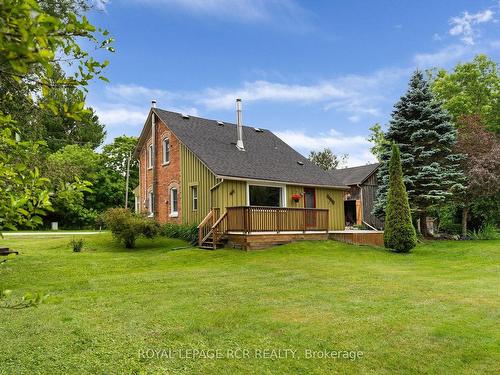 22021 E Gara-Erin Tline, East Garafraxa, ON - Outdoor With Deck Patio Veranda