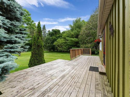 22021 E Gara-Erin Tline, East Garafraxa, ON - Outdoor With Deck Patio Veranda