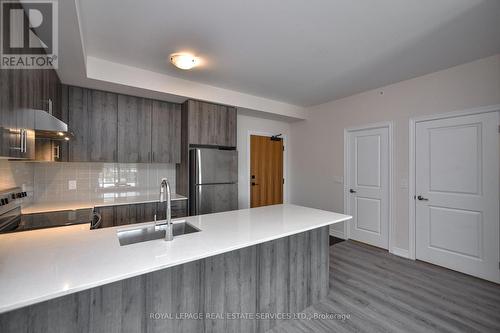 613 - 121 Highway 8 Road, Hamilton, ON - Indoor Photo Showing Kitchen With Stainless Steel Kitchen With Double Sink With Upgraded Kitchen