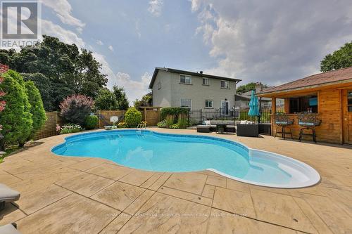 275 Chantenay Drive, Mississauga, ON - Outdoor With In Ground Pool With Deck Patio Veranda With Backyard
