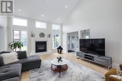 865 North Talbot Road, Windsor, ON - Indoor Photo Showing Living Room With Fireplace