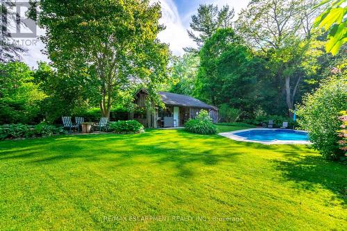956 Lynden Road, Hamilton, ON - Outdoor With In Ground Pool With Backyard