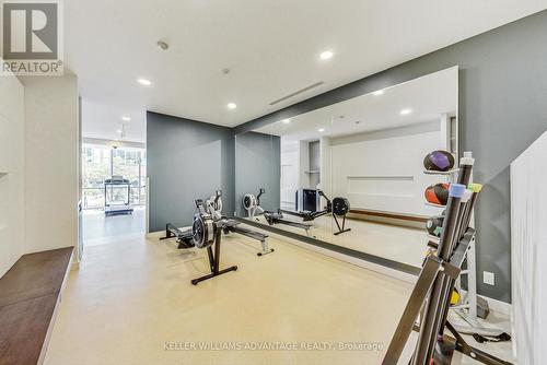 S309 - 112 George Street, Toronto C08, ON - Indoor Photo Showing Gym Room