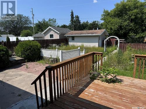 42 Shannon Street, Lanigan, SK - Outdoor With Deck Patio Veranda With Exterior