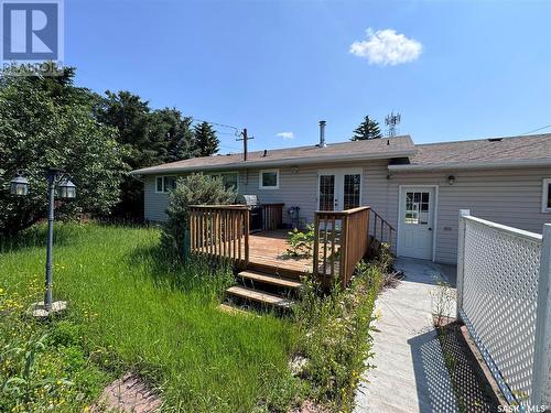 42 Shannon Street, Lanigan, SK - Outdoor With Deck Patio Veranda With Exterior