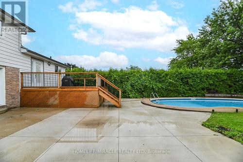 47 Greenbriar Road, Brampton, ON - Outdoor With In Ground Pool With Deck Patio Veranda