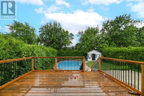 47 Greenbriar Road, Brampton, ON - Outdoor With Above Ground Pool