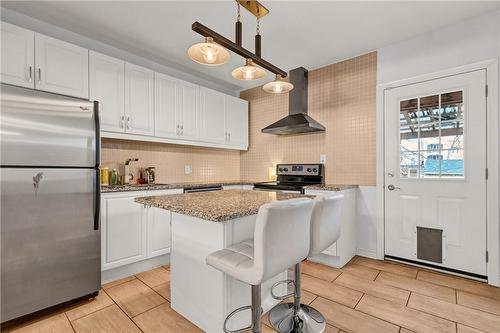 17 Avalon Place, Hamilton, ON - Indoor Photo Showing Kitchen With Upgraded Kitchen