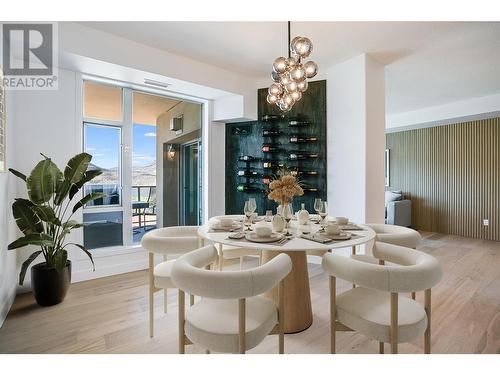 1128 Sunset Drive Unit# 1603, Kelowna, BC - Indoor Photo Showing Dining Room