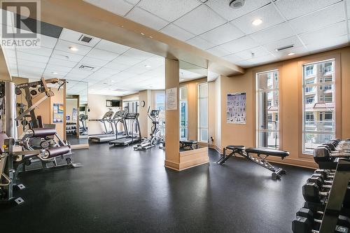 1128 Sunset Drive Unit# 1603, Kelowna, BC - Indoor Photo Showing Gym Room