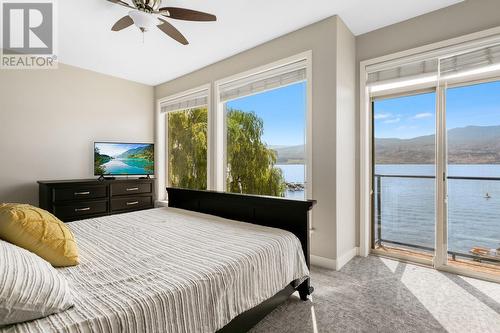 4014 Pritchard Drive Unit# 1303, West Kelowna, BC - Indoor Photo Showing Bedroom With Body Of Water