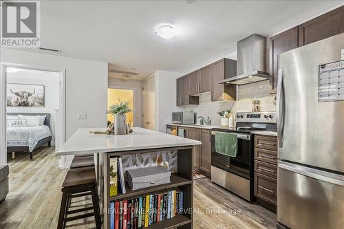 220 - 1 Redfern Avenue, Hamilton, ON - Indoor Photo Showing Kitchen With Stainless Steel Kitchen