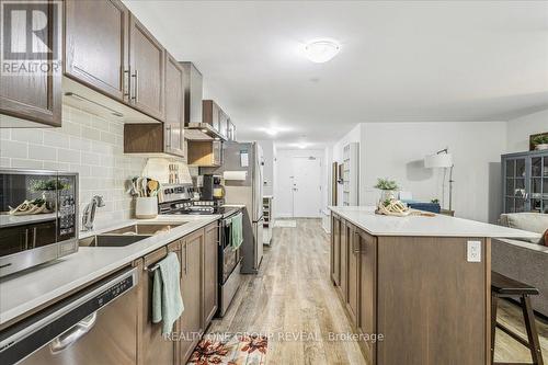 220 - 1 Redfern Avenue, Hamilton (Mountview), ON - Indoor Photo Showing Kitchen With Double Sink