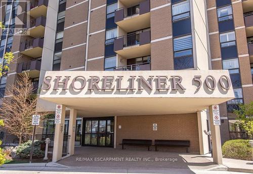 1512 - 500 Green Road, Hamilton, ON - Outdoor With Balcony With Facade