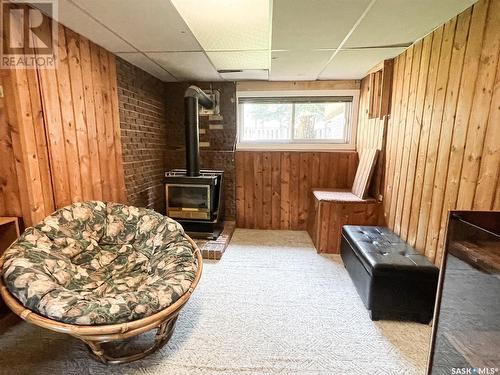 508 Cochin Avenue, Meadow Lake, SK - Indoor Photo Showing Other Room With Fireplace