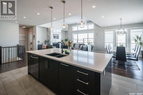 405 Prairie View Drive, Dundurn, SK - Indoor Photo Showing Kitchen With Double Sink With Upgraded Kitchen