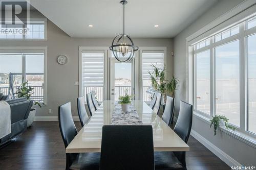 405 Prairie View Drive, Dundurn, SK - Indoor Photo Showing Dining Room