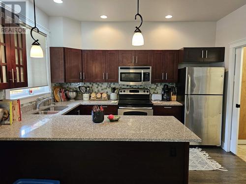 1404 16 Highway, Telkwa, BC - Indoor Photo Showing Kitchen With Double Sink