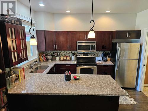 1404 16 Highway, Telkwa, BC - Indoor Photo Showing Kitchen With Double Sink