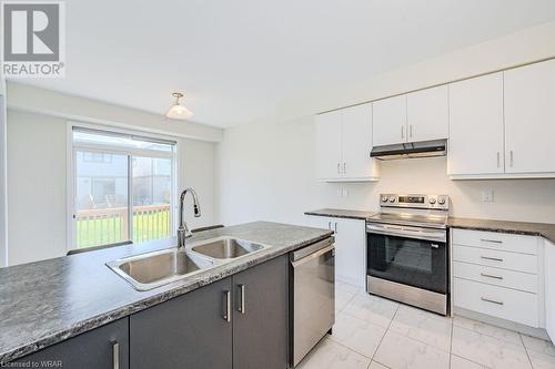 143 Eva Drive, Breslau, ON - Indoor Photo Showing Kitchen With Double Sink