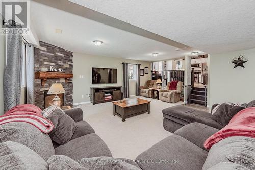 44 Althorp Drive, Orangeville, ON - Indoor Photo Showing Living Room With Fireplace