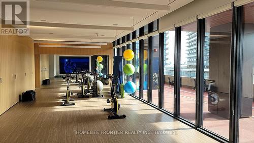 1803 - 19 Western Battery Road, Toronto (Niagara), ON - Indoor Photo Showing Gym Room