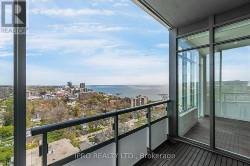 2002 - 500 Brock Avenue, Burlington, ON - Outdoor With Body Of Water With Balcony With View With Exterior