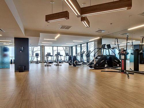 Exercise room - 1403-151 Rue De La Rotonde, Montréal (Verdun/Île-Des-Soeurs), QC - Indoor Photo Showing Gym Room