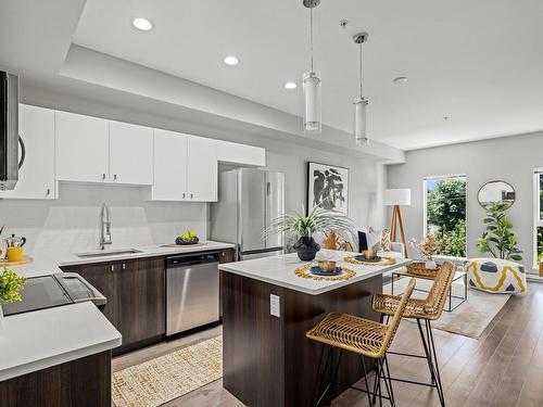 421-767 Tyee Rd, Victoria, BC - Indoor Photo Showing Kitchen With Stainless Steel Kitchen With Upgraded Kitchen