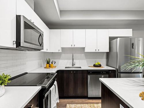 421-767 Tyee Rd, Victoria, BC - Indoor Photo Showing Kitchen With Stainless Steel Kitchen