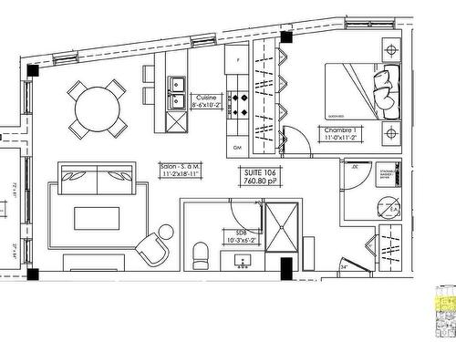 Plan (croquis) - 106-8945 Boul. Viau, Montréal (Saint-Léonard), QC - Other