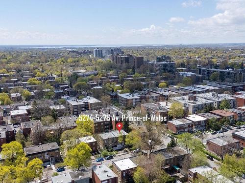 Photo aÃ©rienne - 5274  - 5276 Av. Prince-Of-Wales, Montréal (Côte-Des-Neiges/Notre-Dame-De-Grâce), QC - Outdoor With View