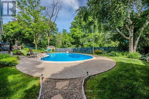 1319 Tyandaga Park Drive, Burlington, ON - Outdoor With In Ground Pool With Backyard