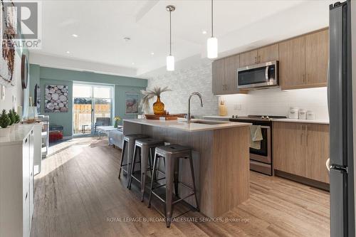 202 - 16 Markle Crescent, Hamilton, ON - Indoor Photo Showing Kitchen With Stainless Steel Kitchen With Upgraded Kitchen