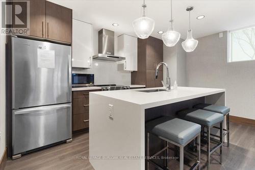 202 - 16 Markle Crescent, Hamilton, ON - Indoor Photo Showing Kitchen With Stainless Steel Kitchen With Upgraded Kitchen