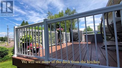 21 Christopher Cres, Moncton, NB - Outdoor With Deck Patio Veranda